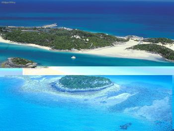 Aerial View Of Exuma Cays, Bahamas screenshot