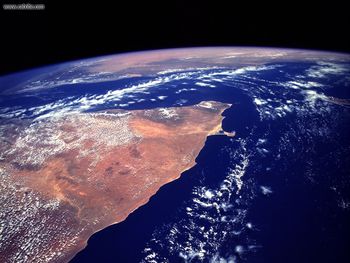 African Peninsula As Seen From Shuttle screenshot