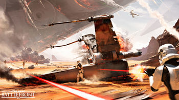 Battle of Jakku Star Wars Battlefront screenshot