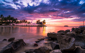 Beach Resort Sunset screenshot