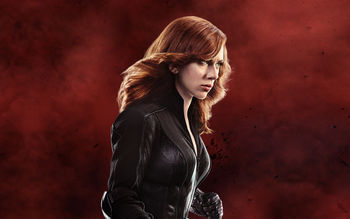 Black Widow Scarlett Johansson Captain America Civil War screenshot
