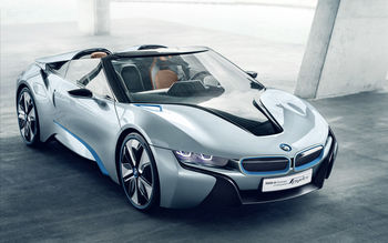 BMW i8 Spyder Concept Car screenshot