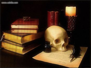 Books Skull screenshot