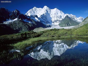 Chomolonzo Peak Kangshung Glacier Tibet screenshot