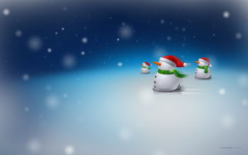 Christmas Snowman Santa Hats screenshot