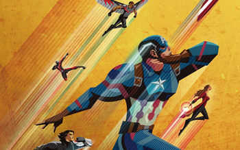 Civil War Artowork Captain America screenshot