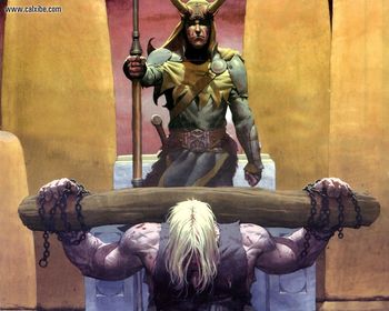 Comic Wall Thor Loki screenshot