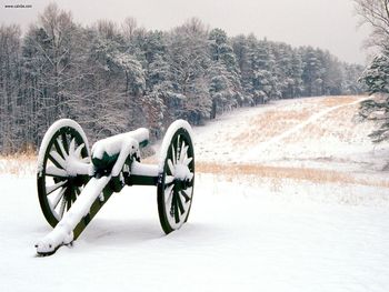 Confederate Artillery Hazel Grove Chancellorsville National Military Park Virginia screenshot