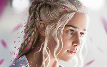 Daenerys Targaryen Artwork 4K screenshot