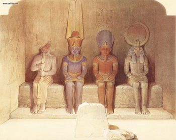 David Roberts - The Naos Of The Great Temple Of Abu Simbel screenshot