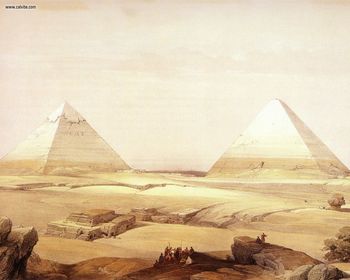 David Roberts - The Pyramids Of Cheops And Chephren screenshot