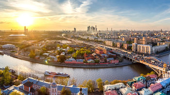 Downtown Moscow Russia Panorama screenshot