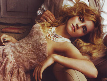 Emma Watson at Italian Vogue Magazine screenshot