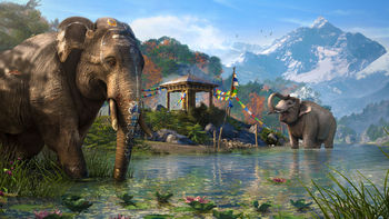 Far Cry 4 Elephants screenshot