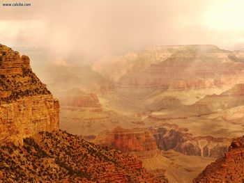Fog Filled Morning Grand Canyon National Park screenshot
