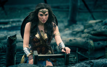 Gal Gadot as Wonder Woman 4K 8K screenshot