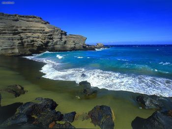 Green Beach Big Island Hawaii screenshot