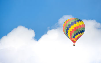 Hot Air Balloon Ride Sky Clouds screenshot