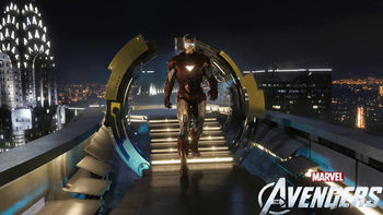 Iron Man in The Avengers Movie screenshot