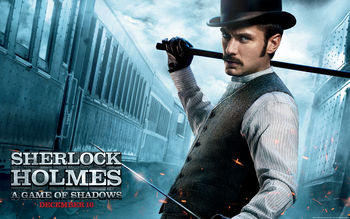 Jude Law in Sherlock Holmes 2 screenshot