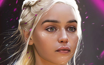 Khaleesi Daenerys Targaryen Game of Thrones 4K screenshot