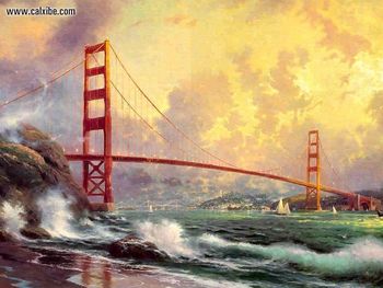 Kinkade Golden Gate Bridge screenshot