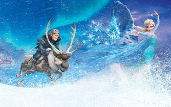 Kristoff Elsa in Frozen screenshot