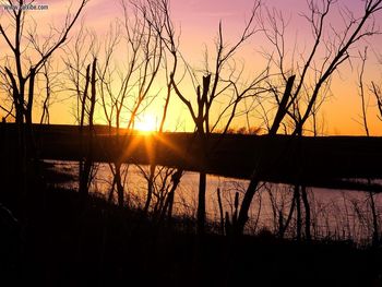 Lake Wilson Sunset Kansas screenshot