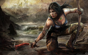 Lara Croft Tomb Raider Artwork screenshot