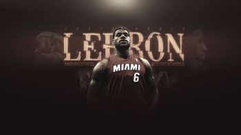 LeBron James Miami Heat 4K screenshot