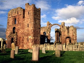 Lindisfarne Priory Northumberland England screenshot