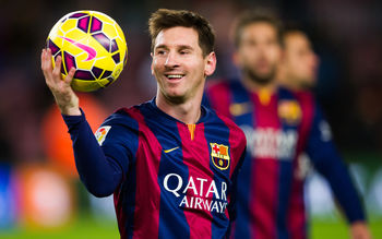 Lionel Messi Soccer player screenshot