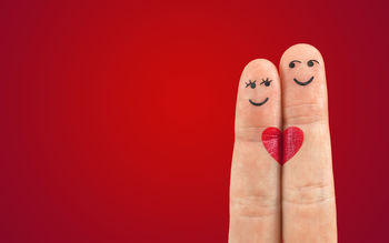 Love Pair Heart Fingers screenshot