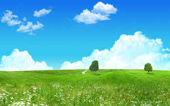 Lovely Green Landscape screenshot