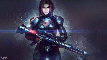 Mass Effect Alexandra Shepard 4K screenshot