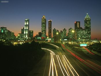 Night Skyline Atlanta Georgia screenshot