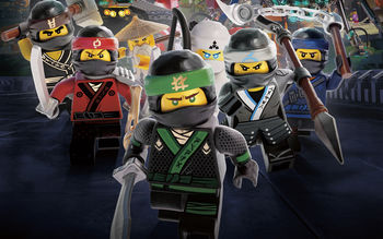 Ninja Warriors The LEGO Ninjago Movie 4K screenshot