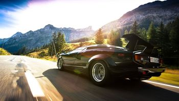 Old Black Lamborghini screenshot