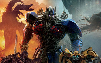 Optimus Prime Transformers The Last Knight 4K 2017 screenshot