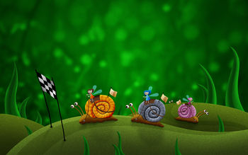 Snail racing screenshot