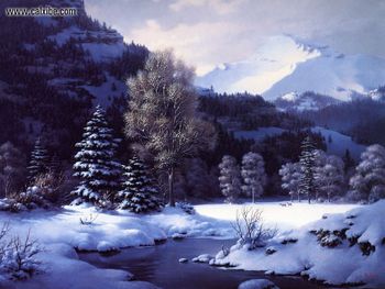 Snow Crowned Silence By Dalhart Windberg screenshot