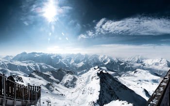 Snowy Alps screenshot