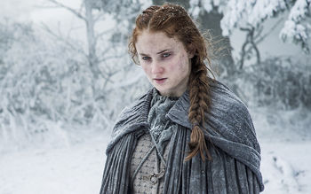 Sophie Turner Sansa Stark Game of Thrones Season 6 screenshot