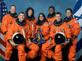 STS-107 Crew Portrait screenshot