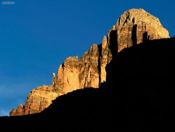 Sunset Light On Canyon Wall Grand Canyon National Park Arizona screenshot