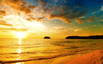 Sunset Sea Beach screenshot
