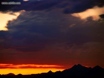 Sunset Storm Clouds screenshot