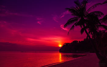 Thailand Beach Sunset screenshot