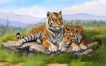 Tigers Art screenshot