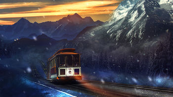 Train Journey Mountains screenshot